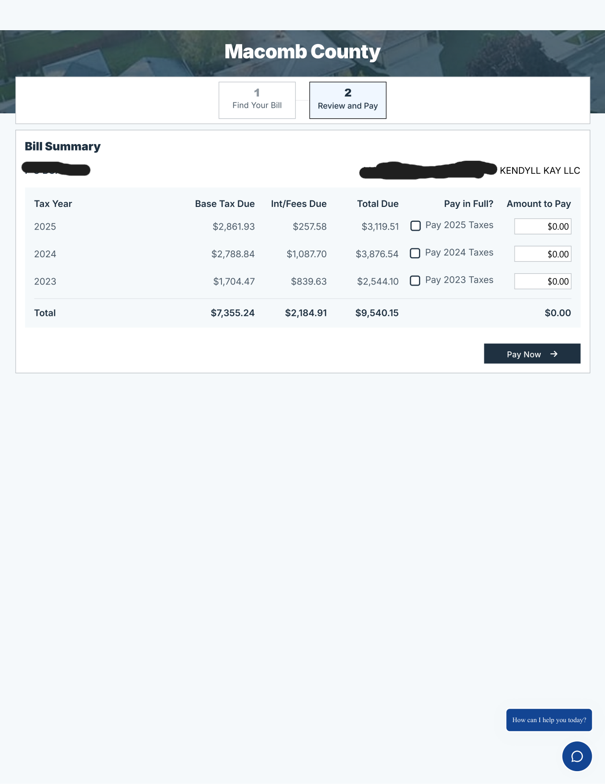 Macomb County property record associated with Kendyll Kay LLC and Robert Wojtowicz, document 21